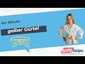 gelber Gürtel | 4er-Block