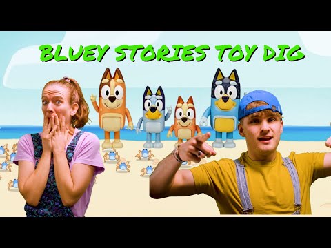 BLUEY TOYS STORIES - TOY DIG WITH RUBY AND JESSE