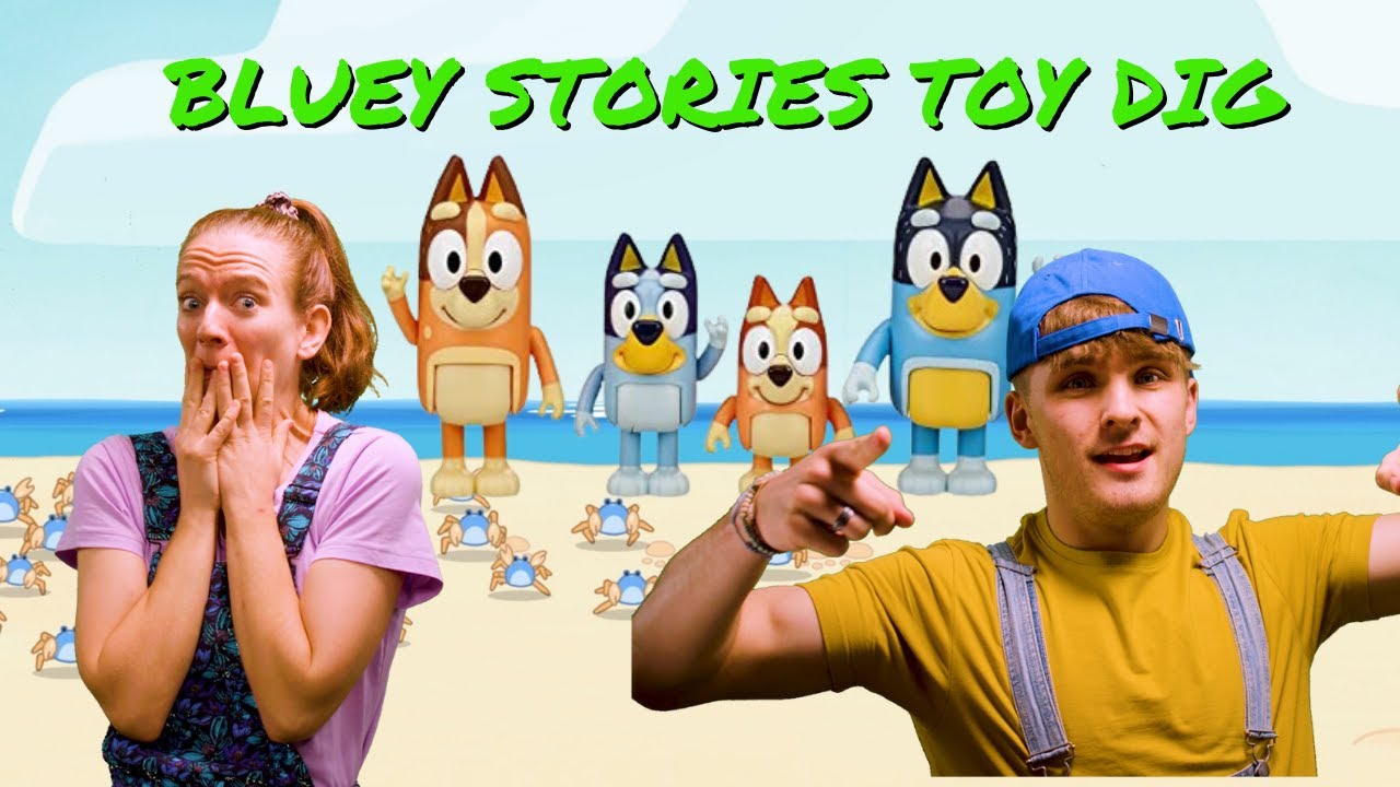 BLUEY TOYS STORIES - TOY DIG WITH RUBY AND JESSE