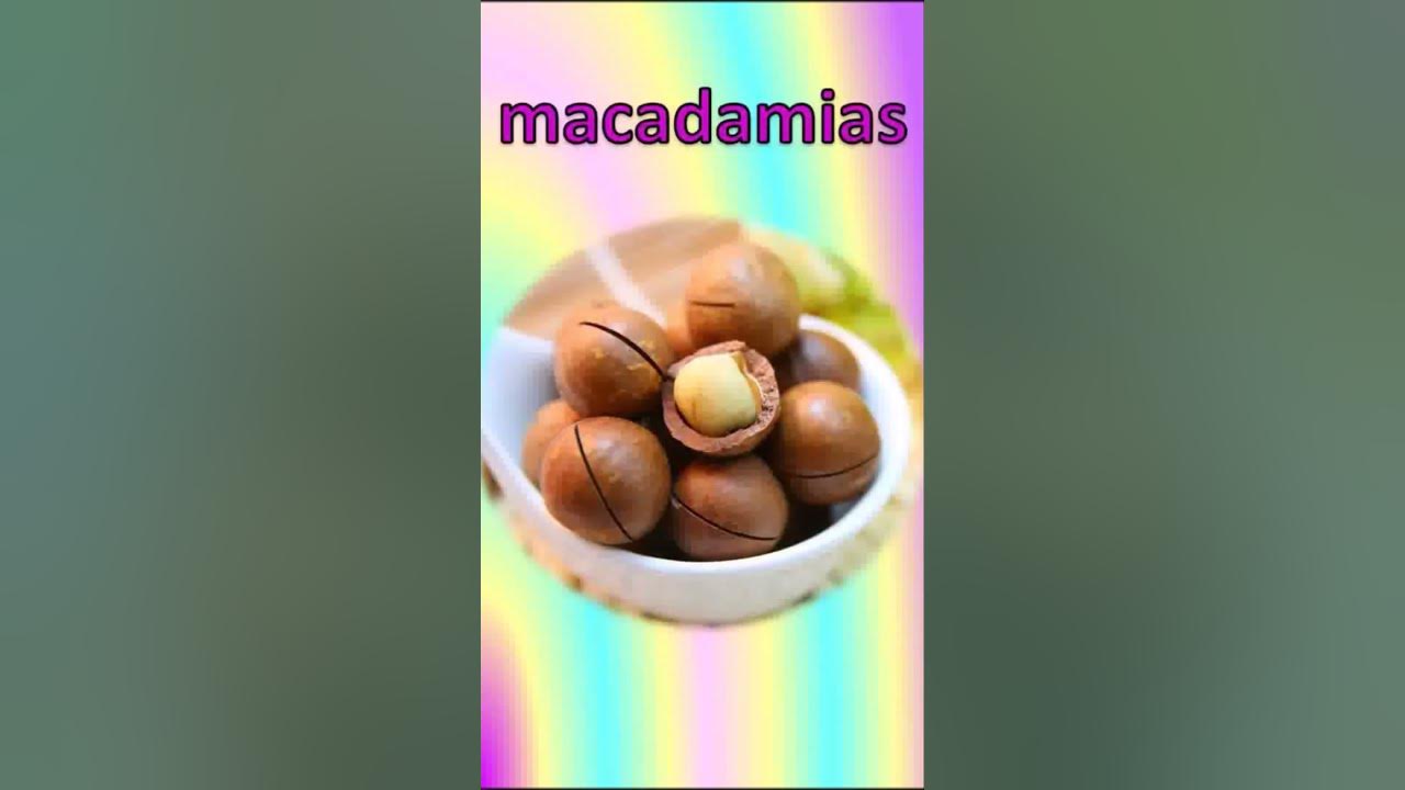 NUTS & SEEDS IN SPANISH & ENGLISH / FRUTOS SECOS Y SEMILLAS EN INGLÉS Y