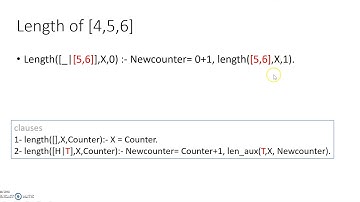 function length calculate the length of a given list with tailer recursion PROLOG