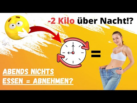 Video: Wie Man Abends Nicht Isst