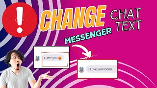 Change messenger chat text || Convert text in messenger screenshot 3