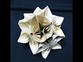 DIY Centro de mesa fácil com bouquet de flor de papel | Flores de Origami | Decoração Festa Simples