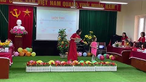 Phần thi Ứng Xử. Hội thi "GIA ĐÌNH, NGƯỜI CÔNG DÂN TÍ HON" Trường MN Ngũ Thái.