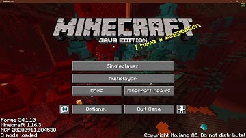 Minecraft 1.16.3 Forge Ore Generation