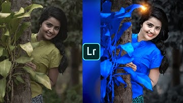 Lightroom dark and blue effect photo editing tutorial|Lightroom background colour change@ASEDITZ01