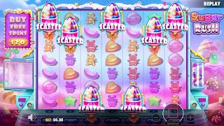 7 SCATTERS ON SUGAR RUSH PAYS INSANE (MEGA WIN) screenshot 3