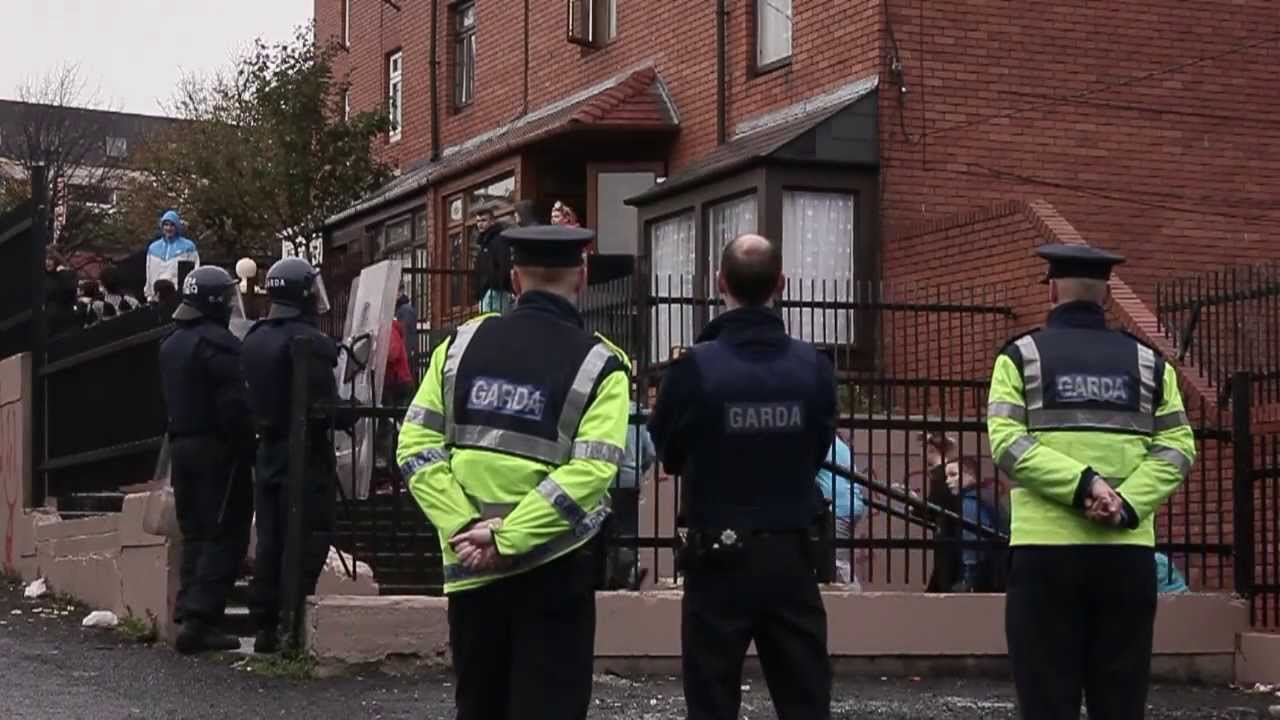 Gardai spoiling halloween.