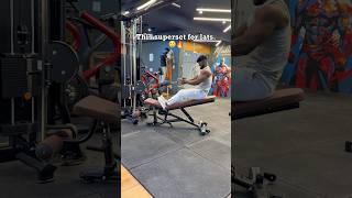 Crazy superset for lats. | Gym workout tips #gym #motivation #desihomegym