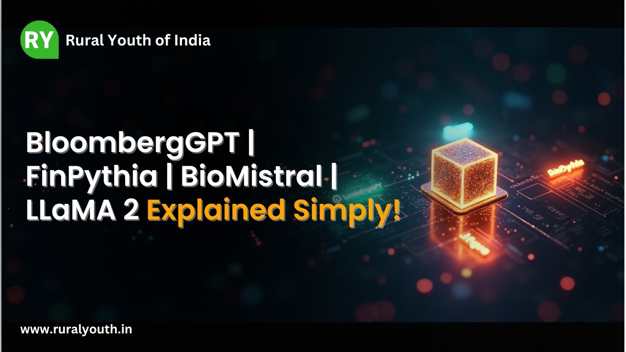 BloombergGPT, FinPythia, BioMistral, Radiology LLaMA 2 Explained in Tamil | Build AI for Real Use