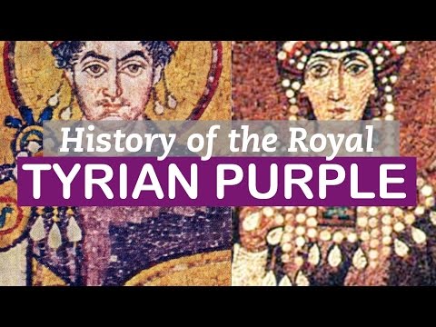 Tyrian Purple | History of Colors | LittleArtTalks