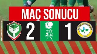 Amedspor 2-1 Belediye Derincespor | ÖZET