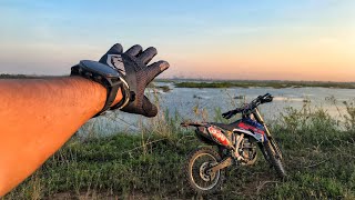 Motocross in a floating Village I GoPro Hero7 black #VLOG 18