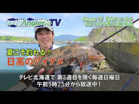 North Angler S Tv 第25回 夏こそ釣れる 日高のアイナメ 8月9日 日 放送 月刊つり人ブログ