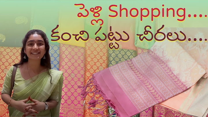 పెళ్లి Shopping….కంచి పట్టు చీరలు | Kanchi Shopping | ER Yamini | wedding vlogs