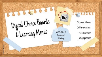 Digital Choice Boards Vodcast