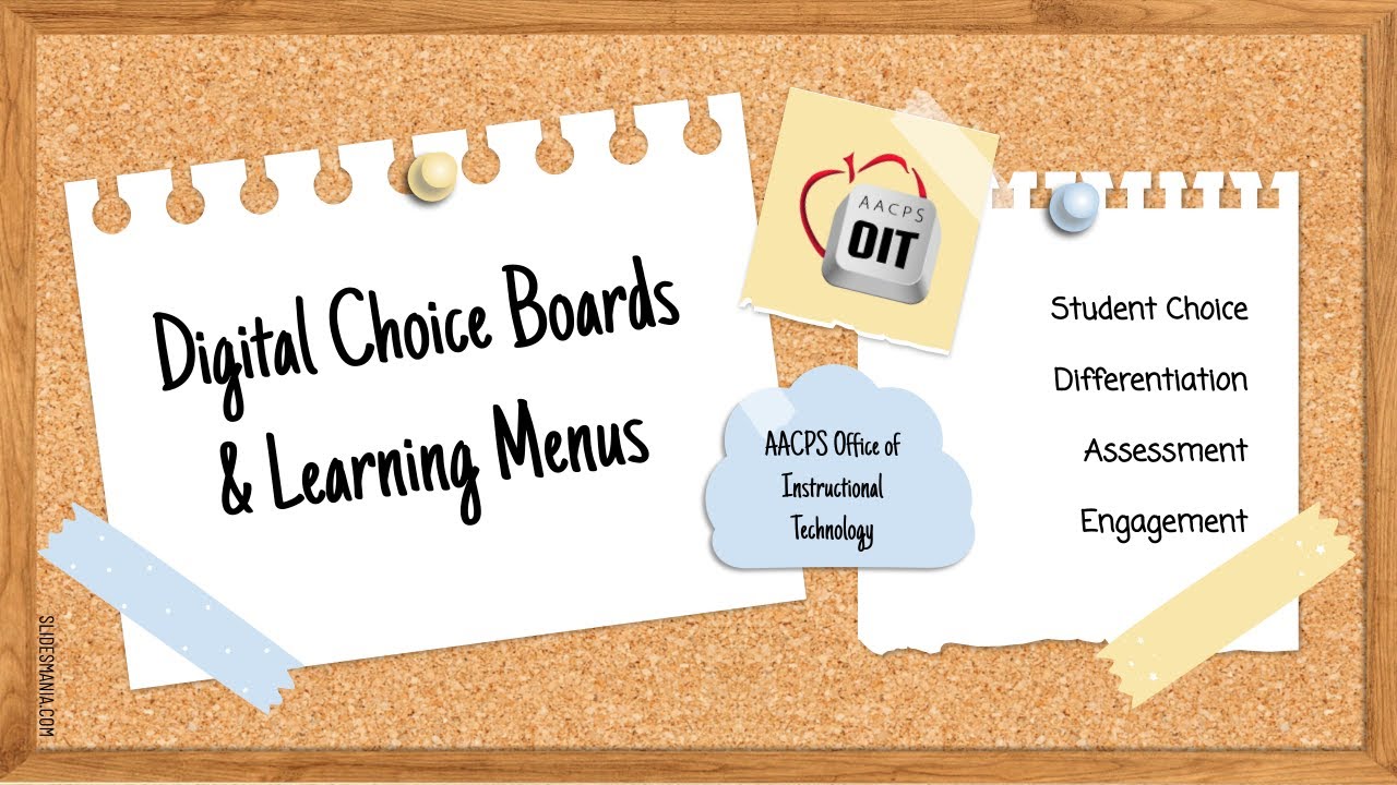 Choice Boards for Learning & Student Engagement