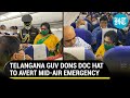 'Madam Governor had not been onboard, I could not have made it,' says IPS officer who falls ill mid-air