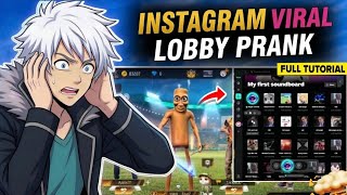 Free Fireमें Instagram Viral Lobby Pranks 😱 | Full Tutorial 2026 ? ⭐ (Free fire soundboard) screenshot 3