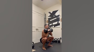 Double Kettlebell Front Squat (32kg) - Beneficial for EVERYONE!