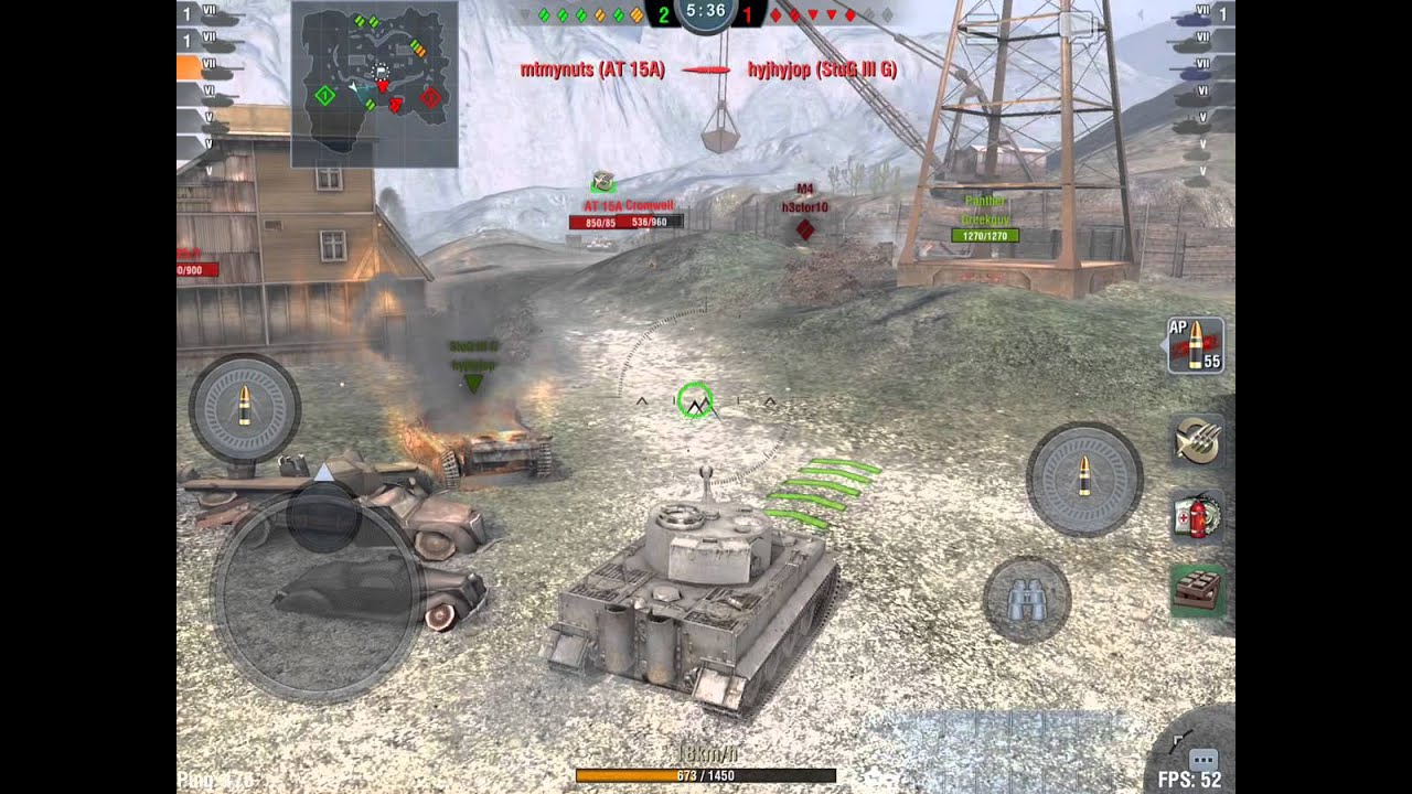 wotblitz Tiger 1 3 Kills Rank 3 - World of Tanks Blitz