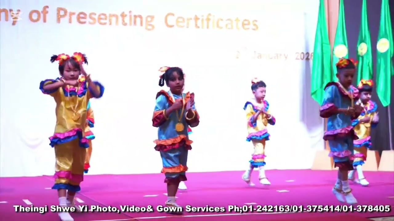 ဆုပေးပွဲအစီအစဉ်နှင့် စိန်အိုးစည်သီချင်းဖြင့်ကပြဖျော်ဖြေခြင်း