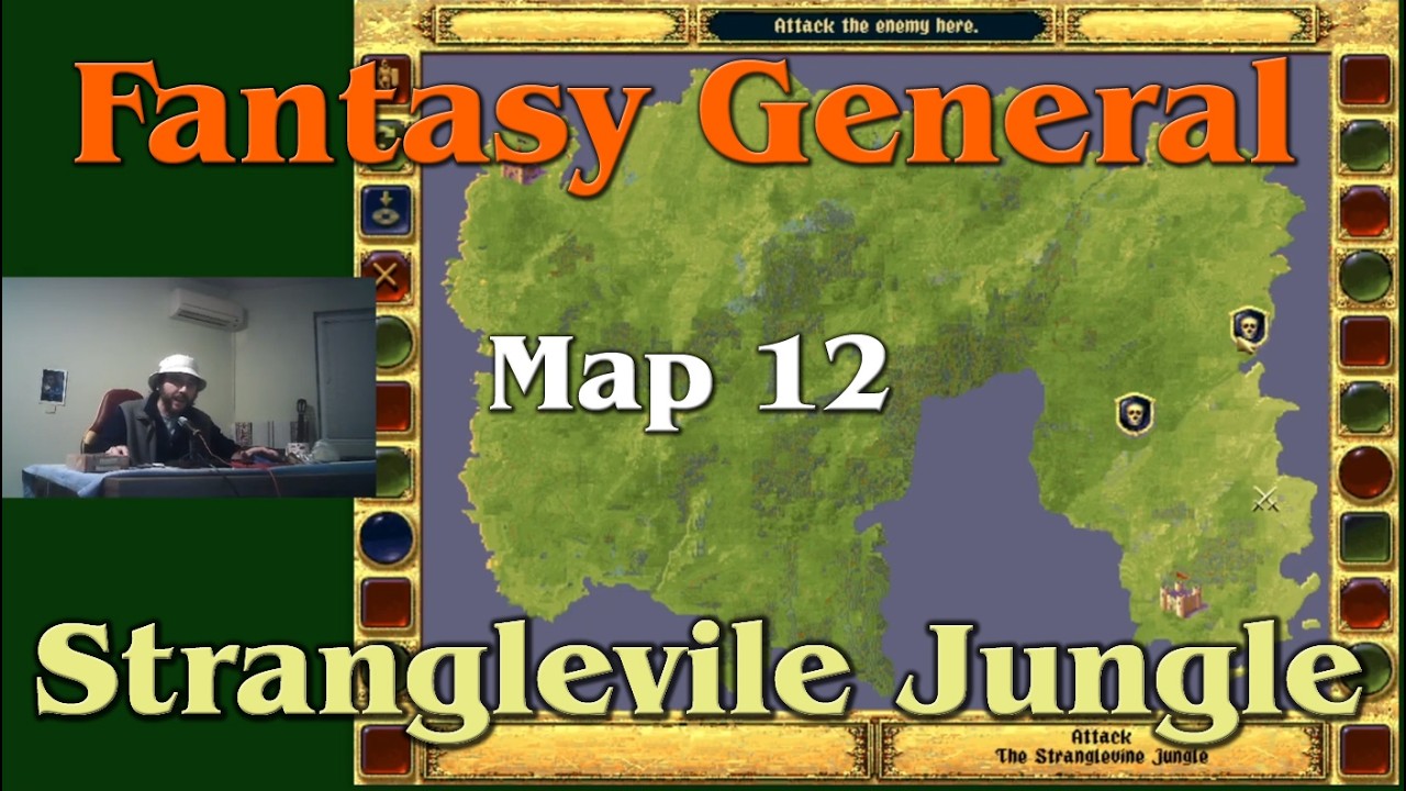 Fantasy General – The Stranglevile Jungle | Map 12 Unlock Sunken Coast