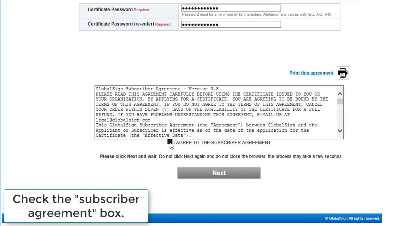 How to download a PersonalSign Certificate from GlobalSign 1 - YouTube