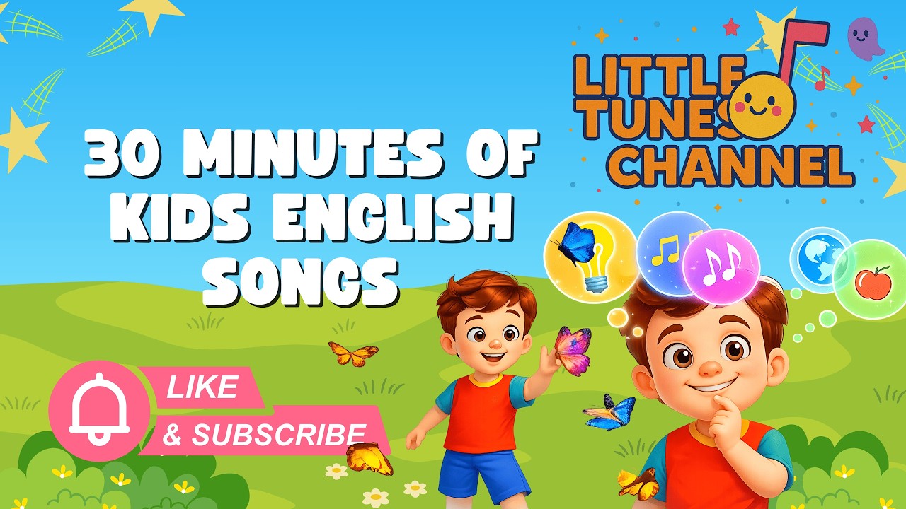 30 Minutes of Kids English Songs 🎵 | Learn English with Fun Music ...