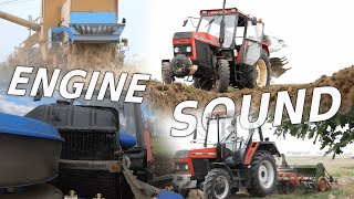 🇵🇱 ☆ Ursus 912 & Ursus 934 & Bizon Z056 & Zetor 5211 & Zetor 16145 ☆ 🇵🇱 ENGINE SOUND  ☆ MafiaBolsko