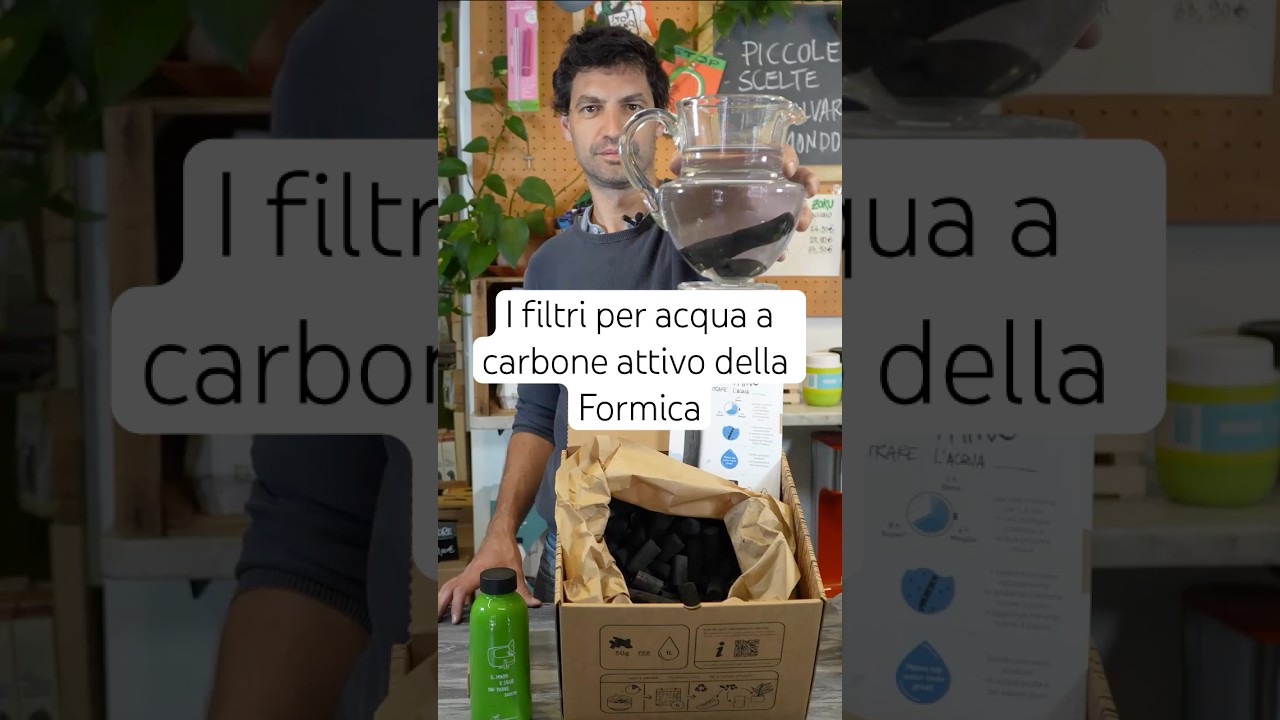 I filtri per acqua a carbone attivo della Formica