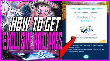 HOW TO GET AN EXCLUSIVE RAID PASS FOR MEWTWO? EXCLUSIVE RAID PASSES FOR EVERYONE SOON