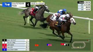 Gulfstream Park Replay Show August 31 2026