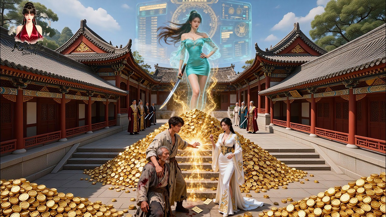 十万斤の黄金でシステム起動！美女ボディーガードが長老瞬殺、聖女が土下座！