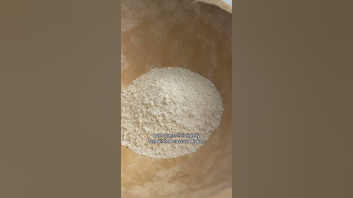 How to make Eba Swallow #africanfood