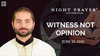 The World Needs Witnesses, Not Opinions