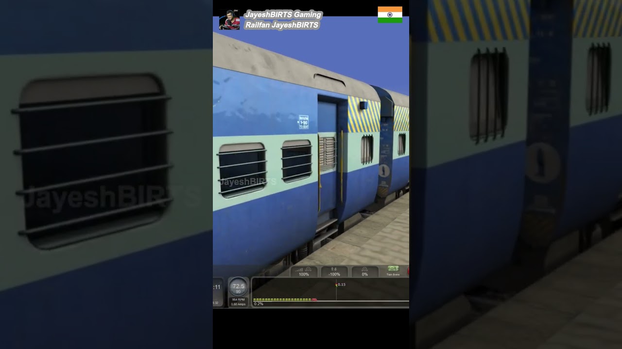 WDG3A Hauls Guwahati Passenger in a Curve Station NFR Route Railworks 3