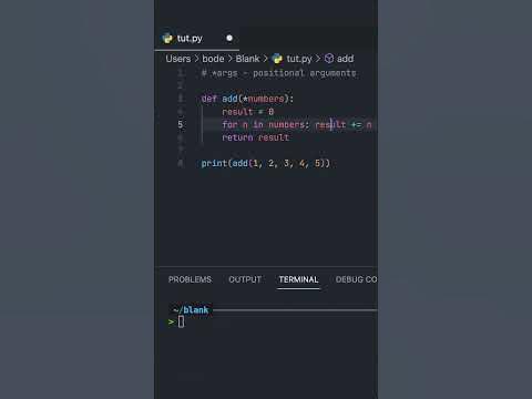 Positional Arguments In Python - YouTube