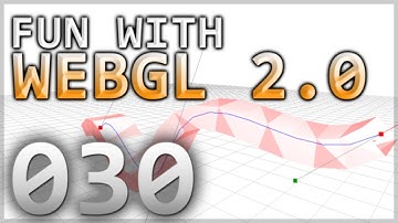 Fun with WebGL 2.0 : 030 : Extruding on a Bezier Splines Path