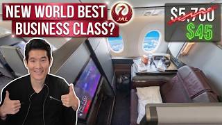 JAL’s NEW A350-1000 Business Class is INSANE ($5,000 Flight for $45!)