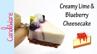 Tutorial: DIY Creamy Lime and Blueberry Cheesecake Charm - FIMO, Polymer Clay
