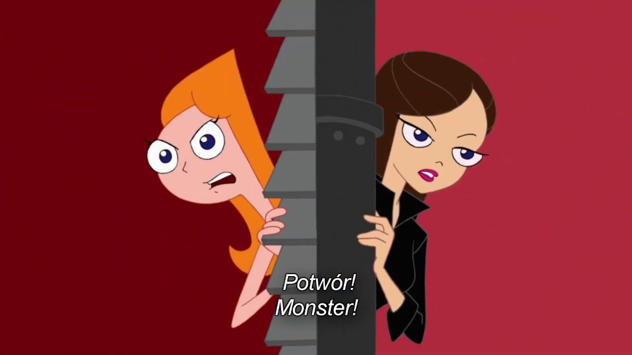 [FHD PL] Phineas and Ferb Busted (S01E12B jingle) [Polish version with lyrics and translation
