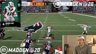 NEW BRANDIN COOKS DEBUT!!!  HUMAN JOYSTICK IS SO BROKEN!!!  Madden 20 Ultimate Team Gameplay!!