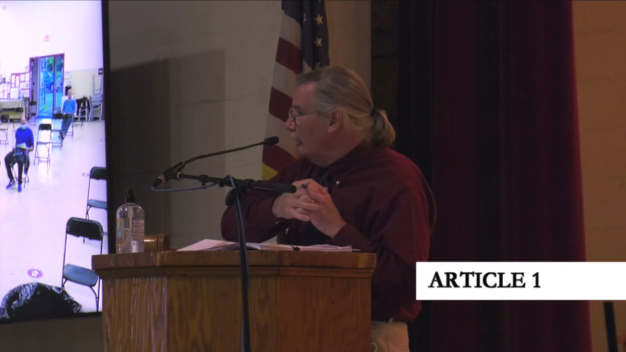 Halifax Annual and Special Town Meeting Day1 2021/05/10