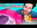 COOKING LUNCHABLES IN AN EASY BAKE OVEN! - Trying Lunchables Taste Test DIY!