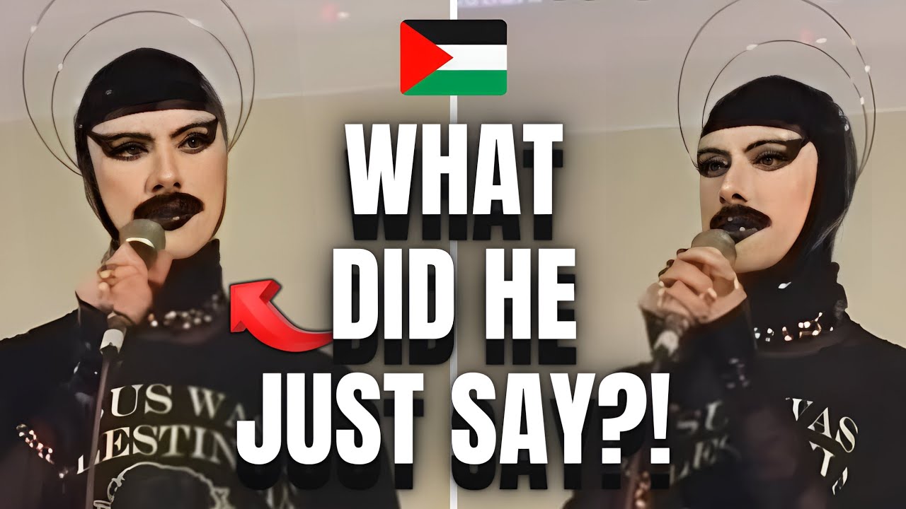 Watch Crowd's Reaction When Drag Queen Says Jesus Was Palestinian!