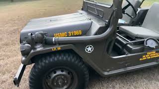 1974 AM General M151 A2, Restored Vietnam era military 