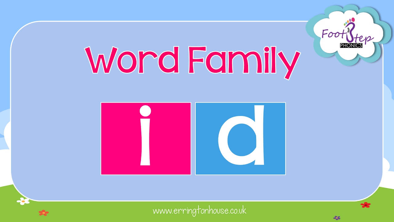 footstep phonics id word family youtube