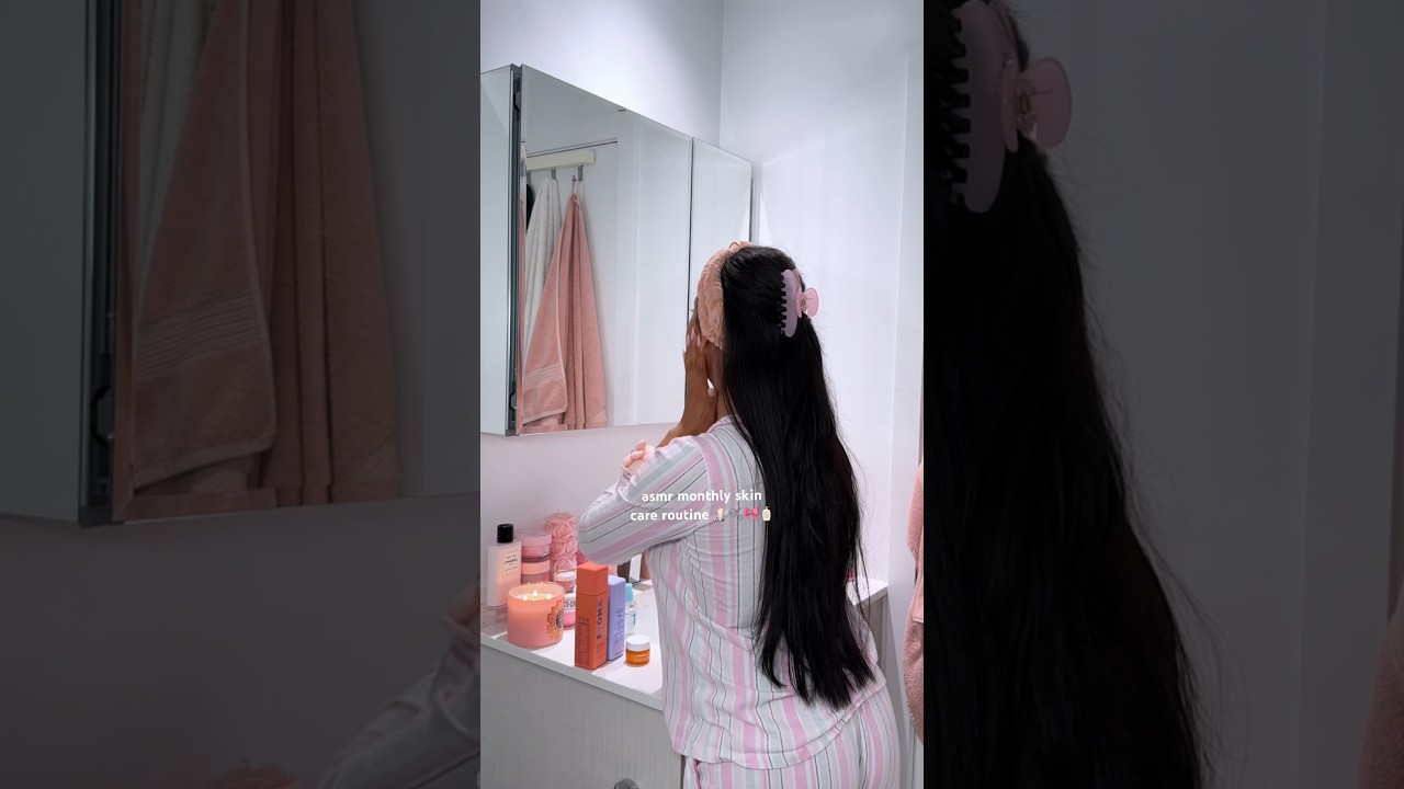 Monthly Skin Care Routine 🕯️🫧🎀🧴